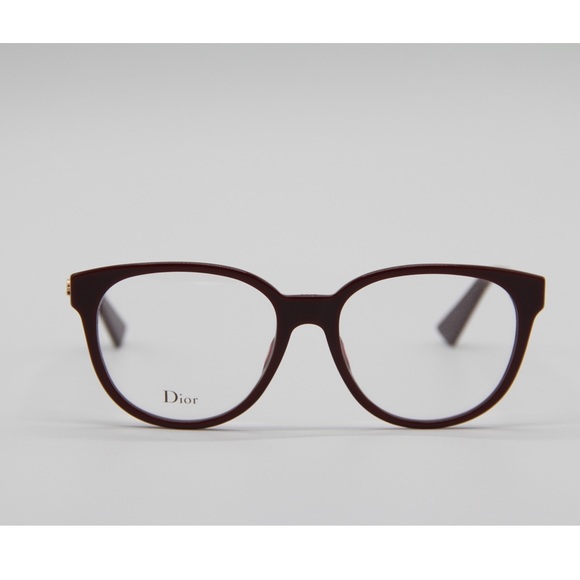 New DIOR DIORAMAO2 E63 Burgundy Pink Eyeglasses - Picture 5 of 14